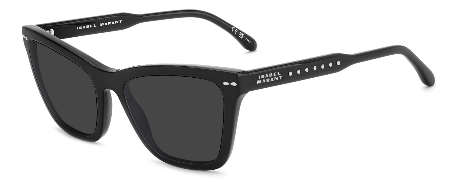 Occhiali da sole Isabel Marant Im 0255/S 208860 807 IR colore black forma cat eye lenti grey