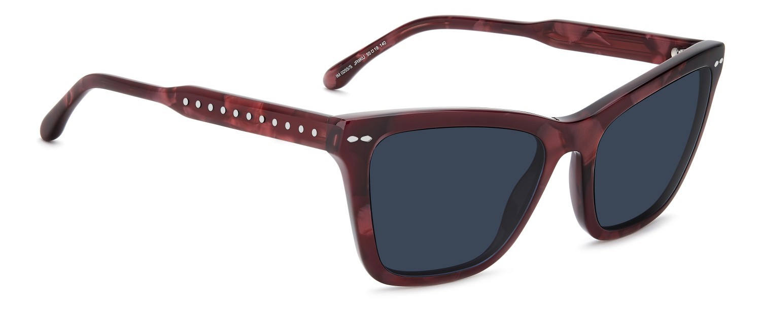 Sunglasses Isabel Marant Im 0255/S 208860 JR9 KU color marble red shape cat eye lenses blue