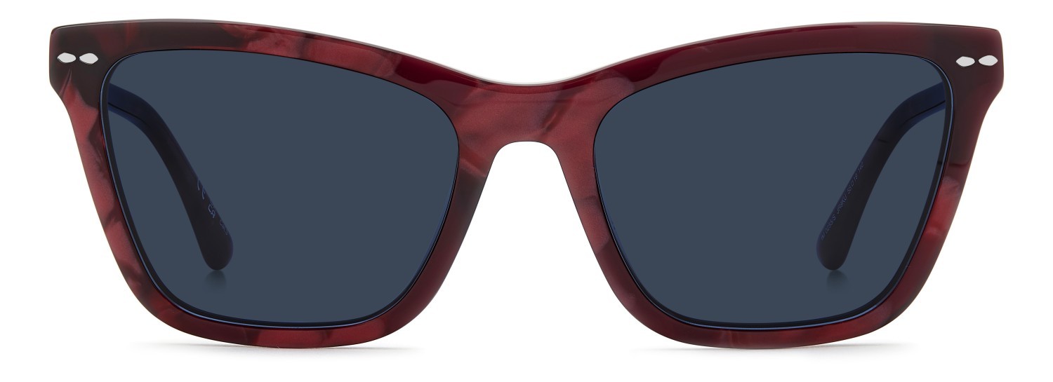 Sunglasses Isabel Marant Im 0255/S 208860 JR9 KU color marble red shape cat eye lenses blue