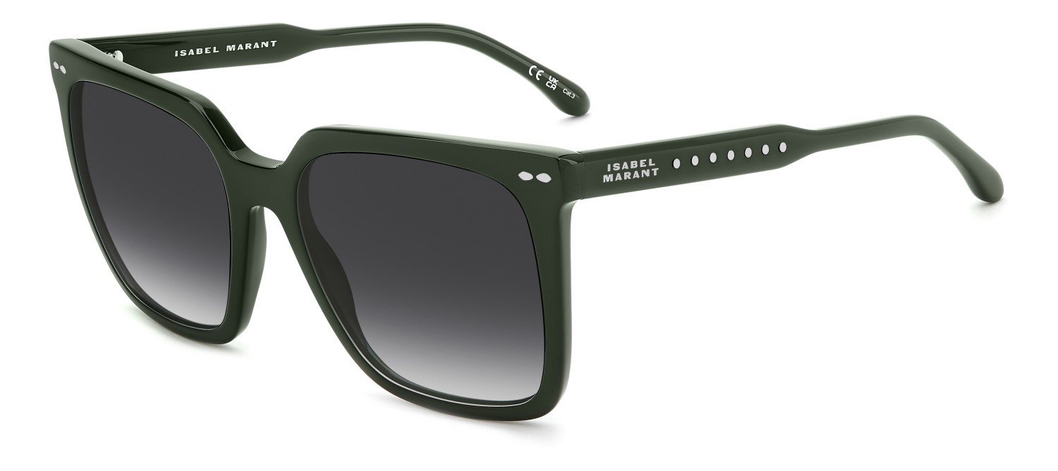 Sunglasses Isabel Marant Im 0256/S 208861 1ED 9O color green shape square lenses dark grey shaded