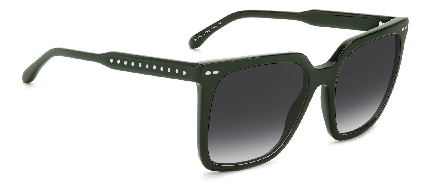 Sunglasses Isabel Marant Im 0256/S 208861 1ED 9O color green shape square lenses dark grey shaded