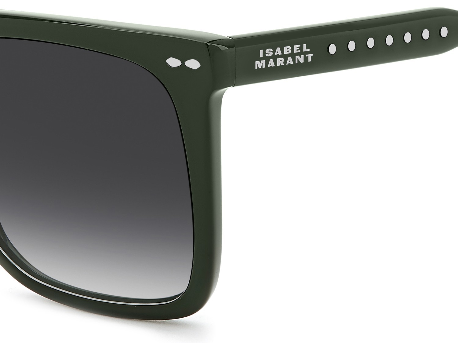 Sunglasses Isabel Marant Im 0256/S 208861 1ED 9O color green shape square lenses dark grey shaded