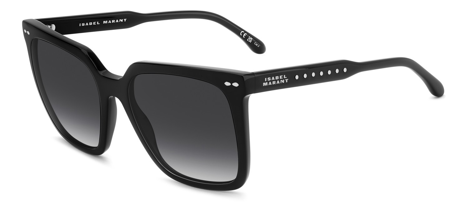 Sunglasses Isabel Marant Im 0256/S 208861 807 9O color black shape square lenses dark grey shaded