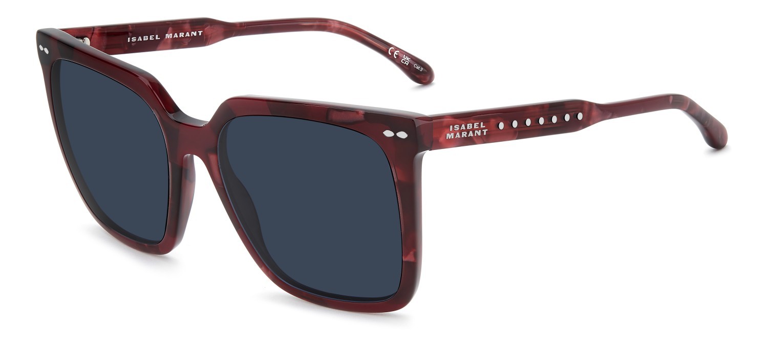 Sunglasses Isabel Marant Im 0256/S 208861 JR9 KU color marble red shape square lenses blue