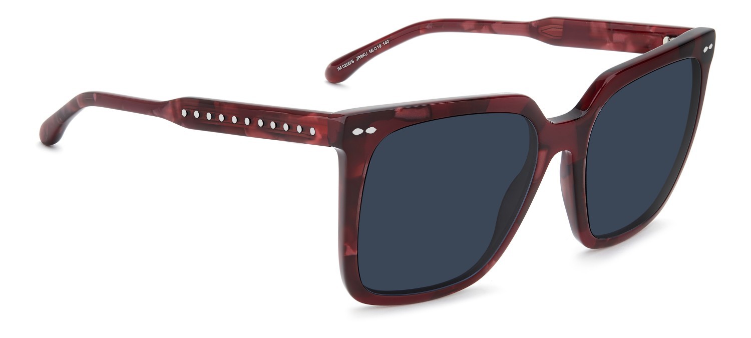 Sunglasses Isabel Marant Im 0256/S 208861 JR9 KU color marble red shape square lenses blue