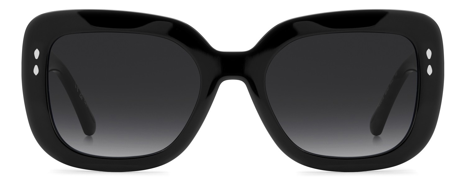 Sunglasses Isabel Marant Im 0247/S 208862 807 9O color black shape rectangle lenses dark grey shaded