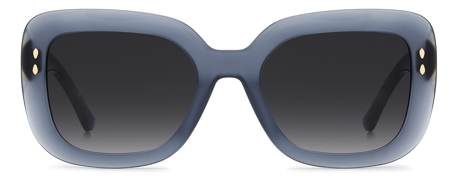 Sunglasses Isabel Marant Im 0247/S 208862 PJP 9O color blue shape rectangle lenses dark grey shaded