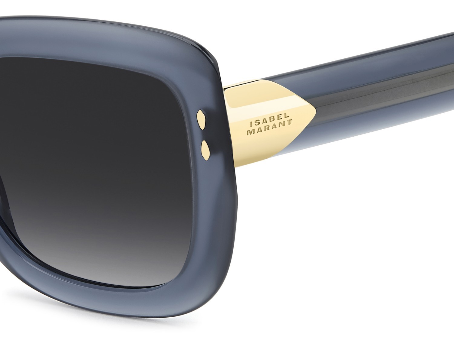 Sunglasses Isabel Marant Im 0247/S 208862 PJP 9O color blue shape rectangle lenses dark grey shaded