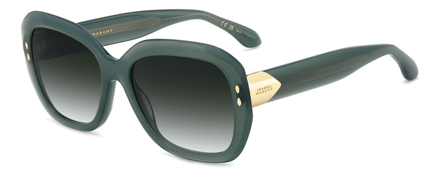 Sunglasses Isabel Marant Im 0248/S 208863 1ED 9K color green shape rectangle lenses green shaded