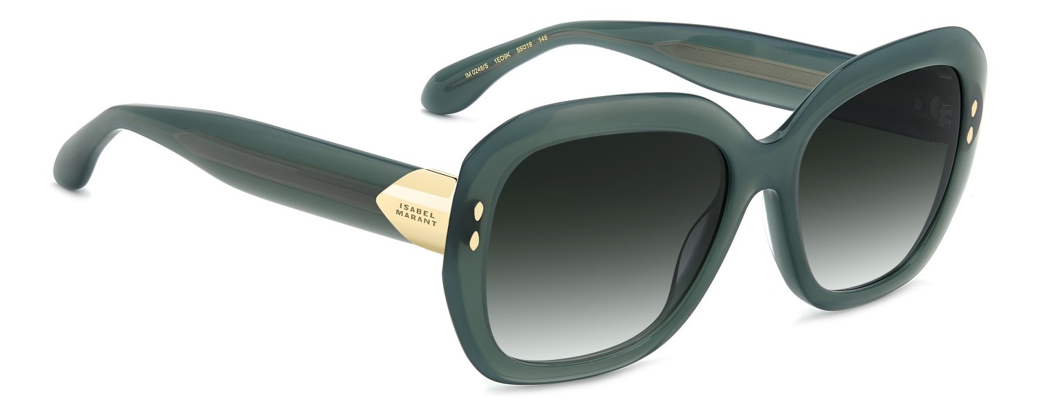 Sunglasses Isabel Marant Im 0248/S 208863 1ED 9K color green shape rectangle lenses green shaded