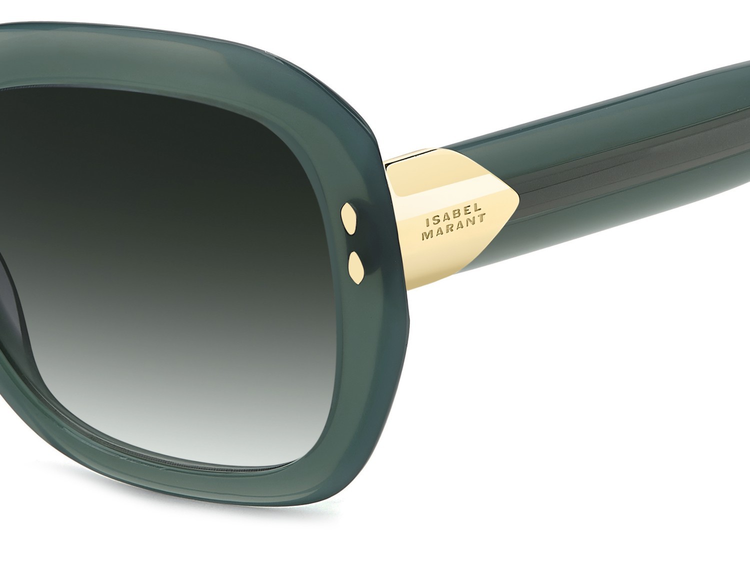 Sunglasses Isabel Marant Im 0248/S 208863 1ED 9K color green shape rectangle lenses green shaded