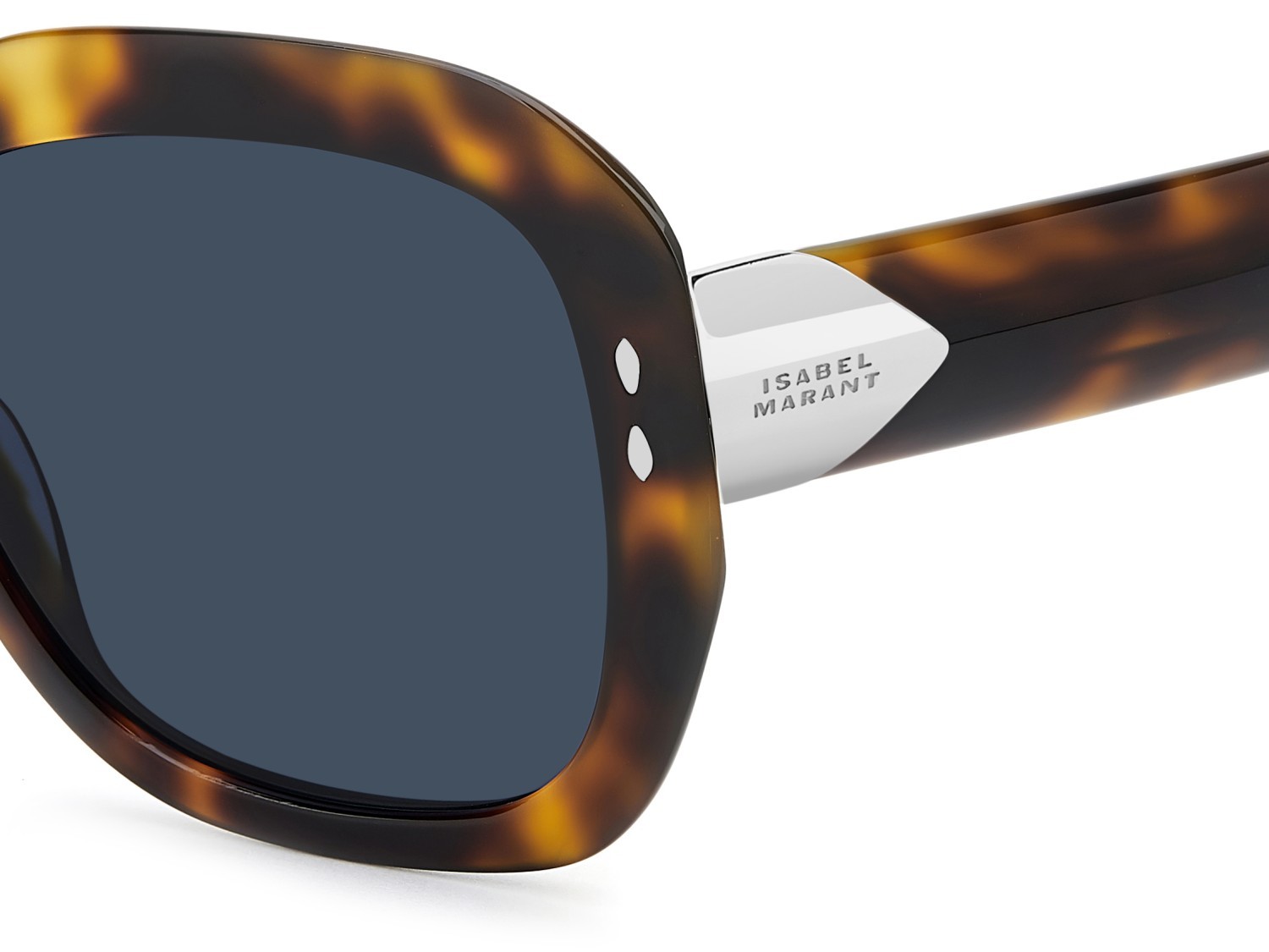 Sunglasses Isabel Marant Im 0248/S 208863 WR9 KU color brown havana shape rectangle lenses blue