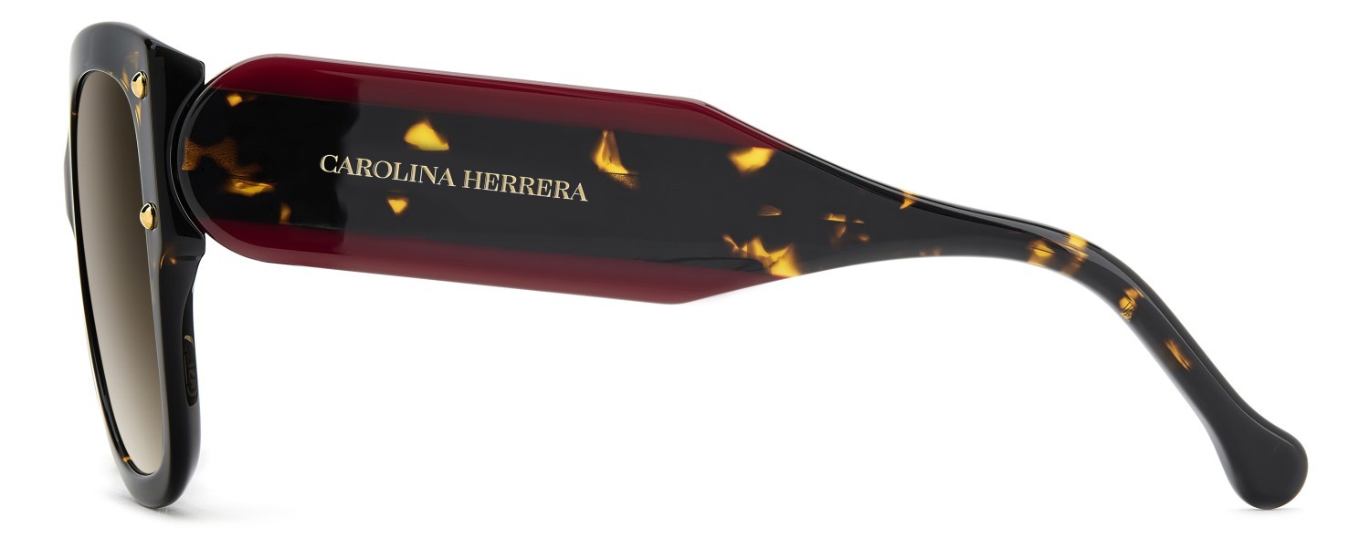 Occhiali da sole Carolina Herrera Her 0366/S 208866 086 HA colore havana forma quadrato lenti brown shaded