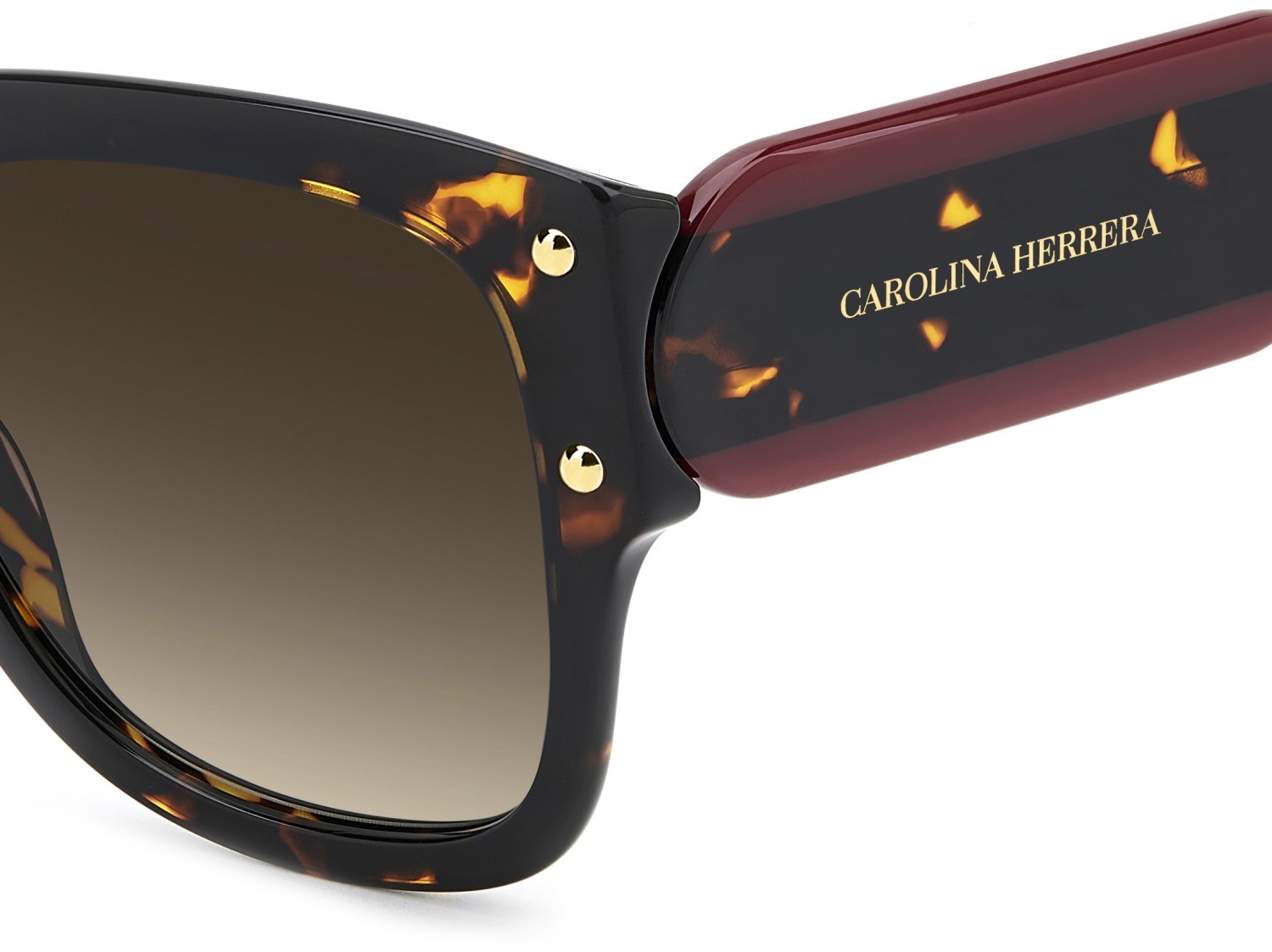 Occhiali da sole Carolina Herrera Her 0366/S 208866 086 HA colore havana forma quadrato lenti brown shaded