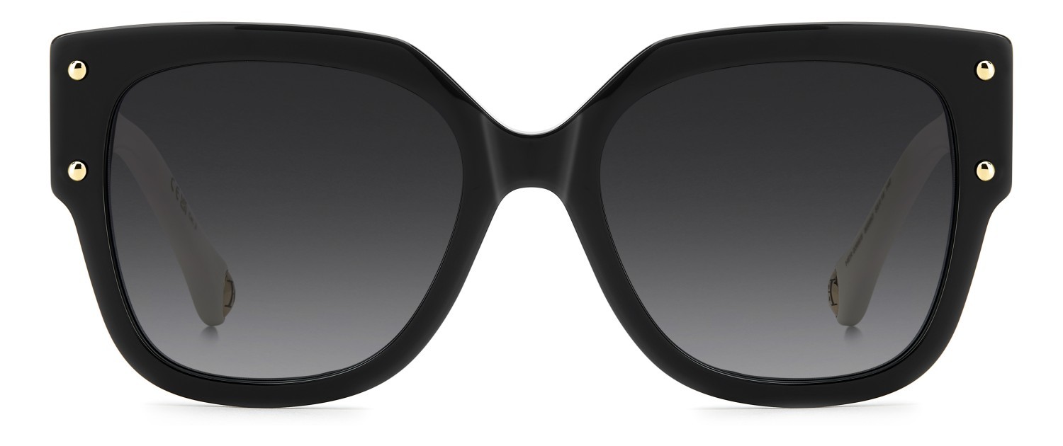 Occhiali da sole Carolina Herrera Her 0366/S 208866 80S 9O colore black white forma quadrato lenti dark grey shaded
