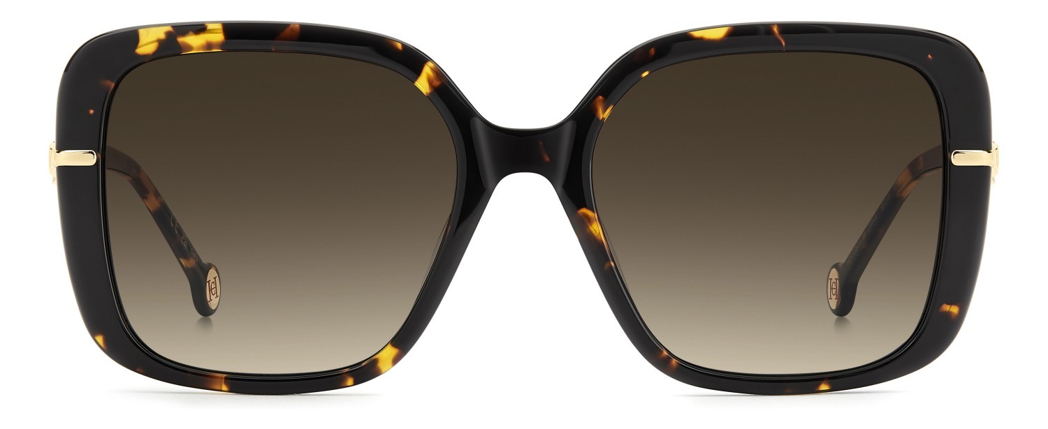 Sunglasses Carolina Herrera Her 0380/G 208868 086 HA color havana shape square lenses brown shaded