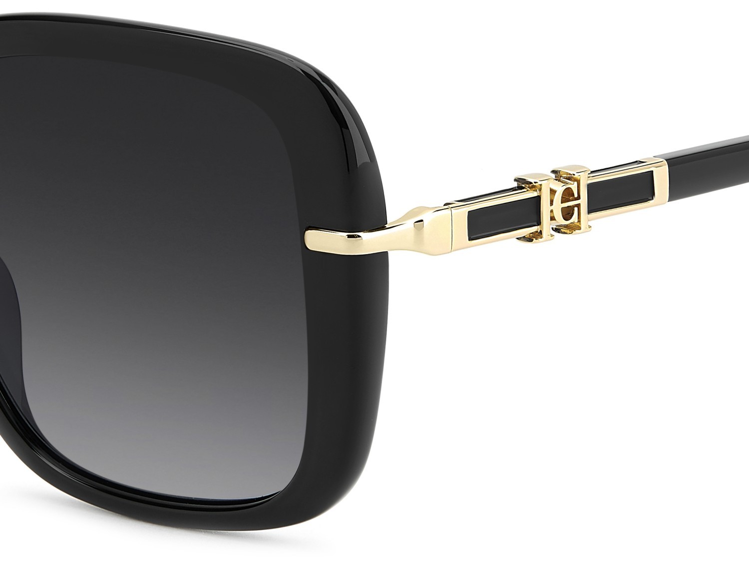 Occhiali da sole Carolina Herrera Her 0380/G 208868 807 9O colore black forma quadrato lenti dark grey shaded