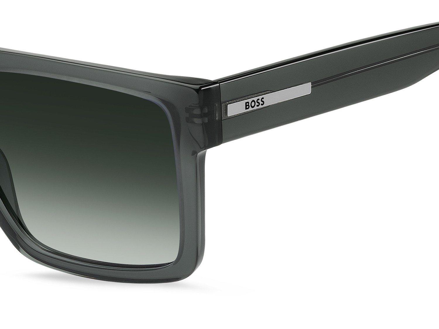 Occhiali da sole Hugo Boss 1895/S 208873 1ED 9K colore green forma quadrato lenti green shaded