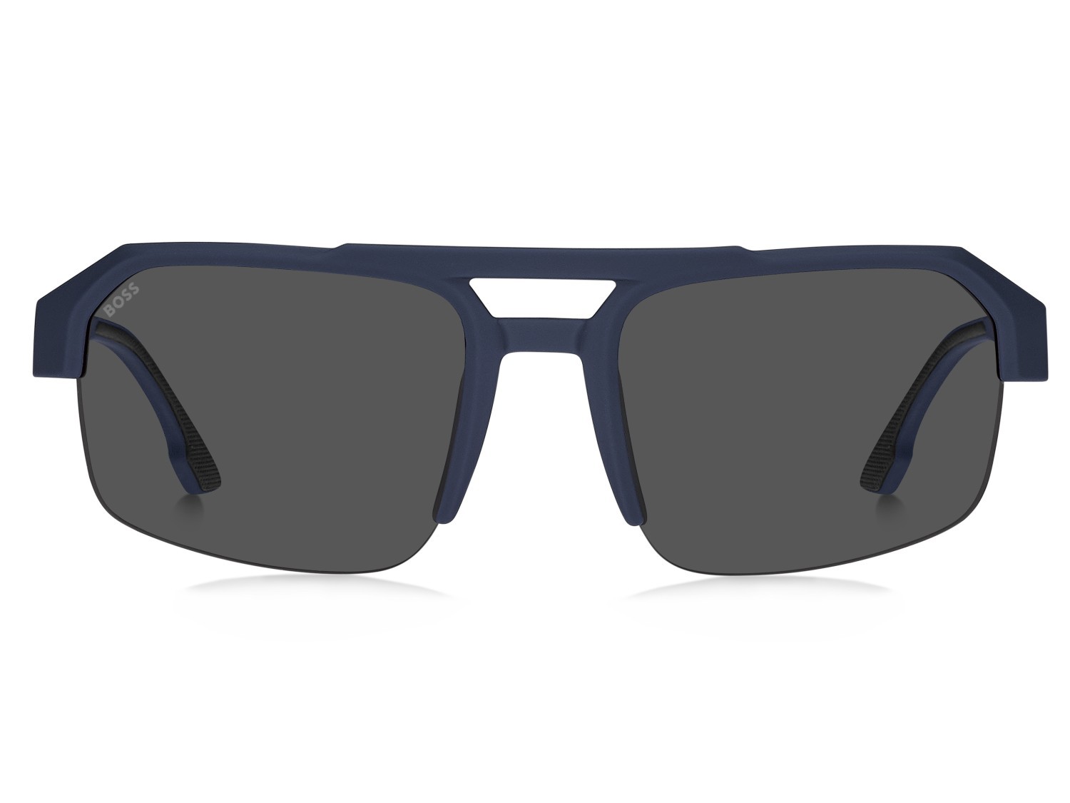 Occhiali da sole Hugo Boss 1908/S 208875 PJP IR colore blue forma quadrato lenti grey