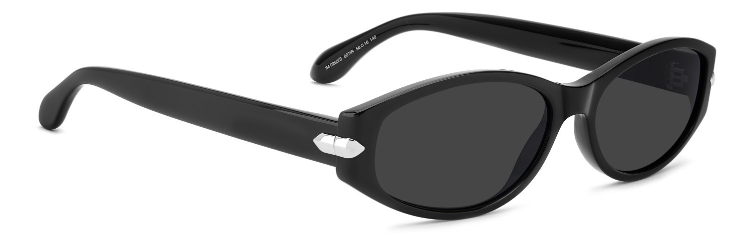 Sunglasses Isabel Marant Im 0265/S 208876 807 IR color black shape oval lenses grey