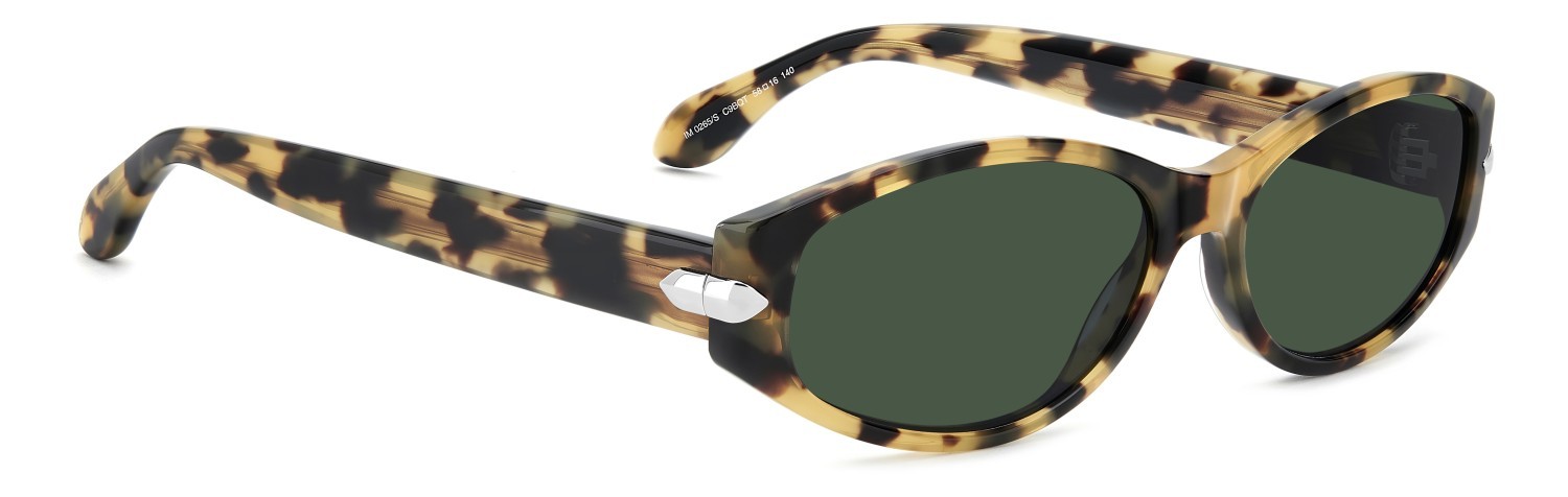 Sunglasses Isabel Marant Im 0265/S 208876 C9B QT color havana honey shape oval lenses green