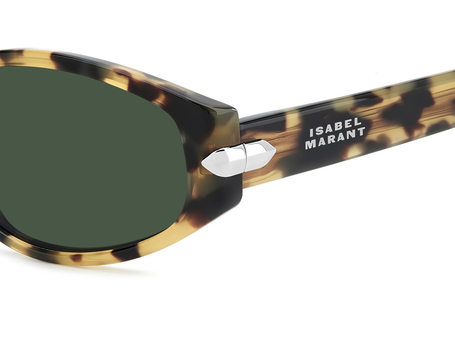 Sunglasses Isabel Marant Im 0265/S 208876 C9B QT color havana honey shape oval lenses green