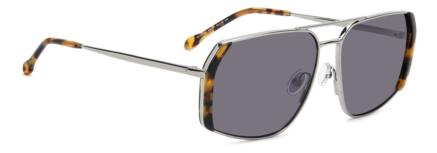 Sunglasses Isabel Marant Im 0261/S 208877 3MA UR color havana ruthenium shape aviator lenses violet