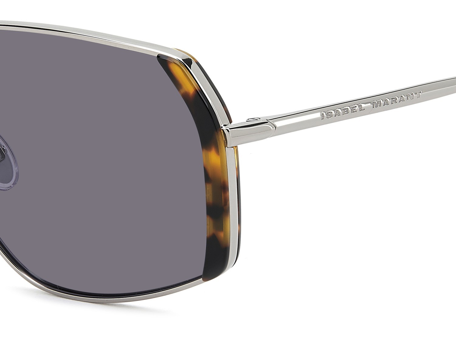 Sunglasses Isabel Marant Im 0261/S 208877 3MA UR color havana ruthenium shape aviator lenses violet