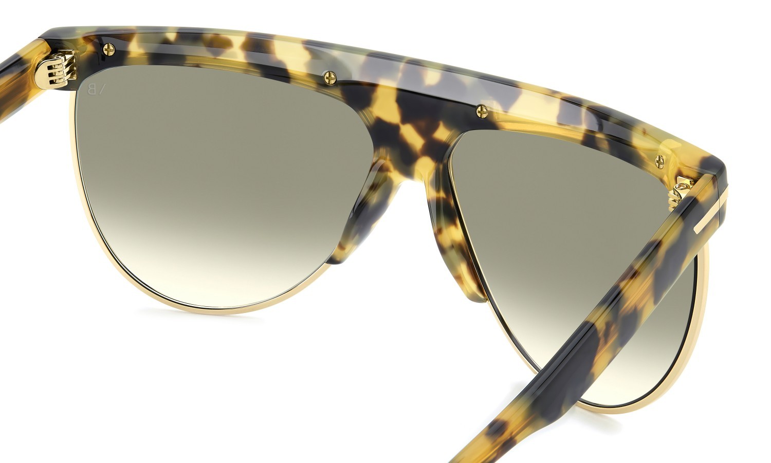 Sunglasses Victoria Beckham Vb 7005/S 208879 EPZ 9K color yellow havana shape aviator lenses green shaded