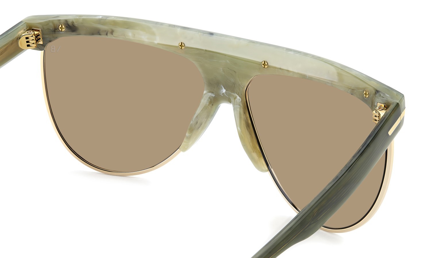 Sunglasses Victoria Beckham Vb 7005/S 208879 JRI 70 color marble green shape aviator lenses brown