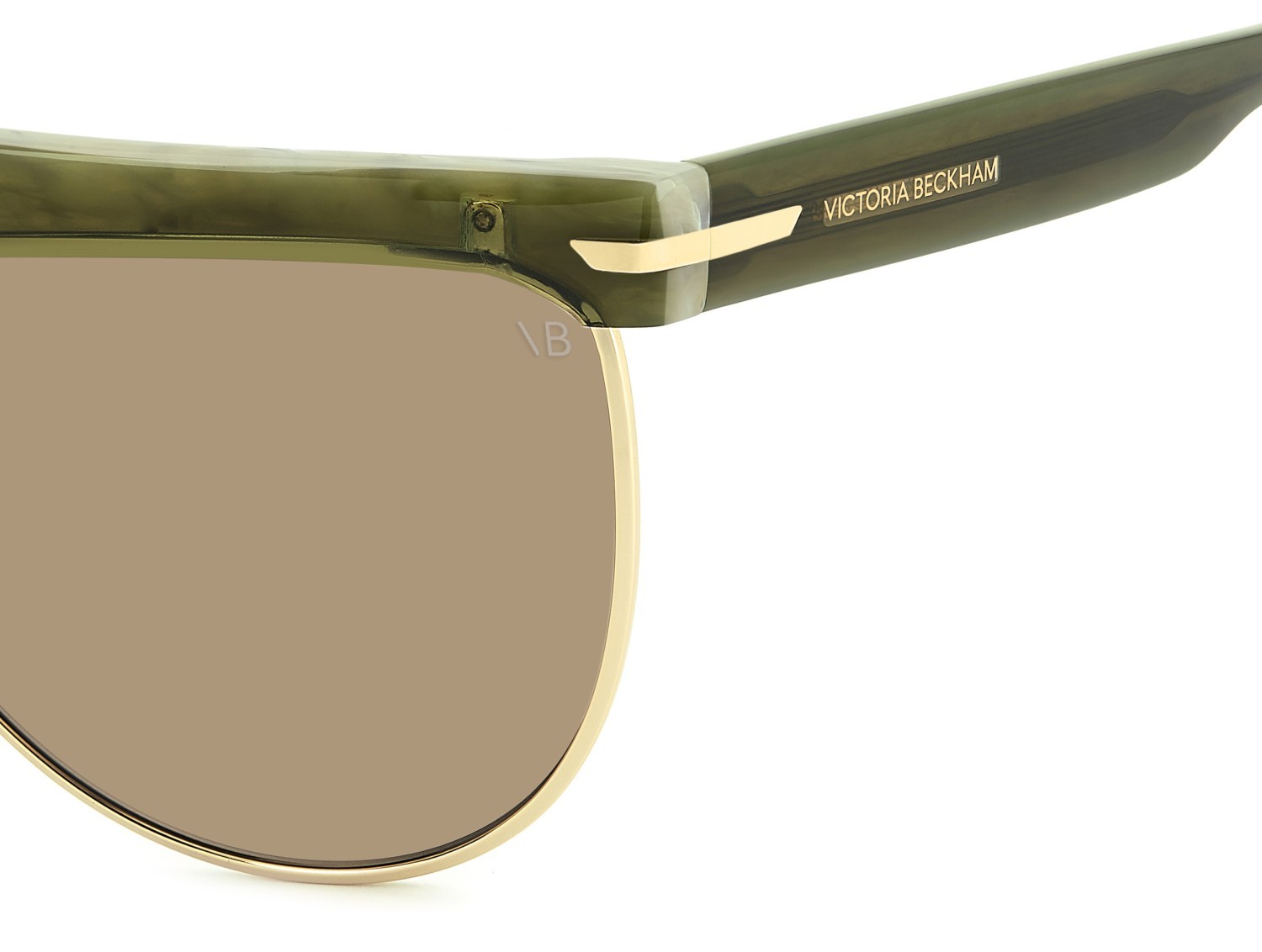 Sunglasses Victoria Beckham Vb 7005/S 208879 JRI 70 color marble green shape aviator lenses brown