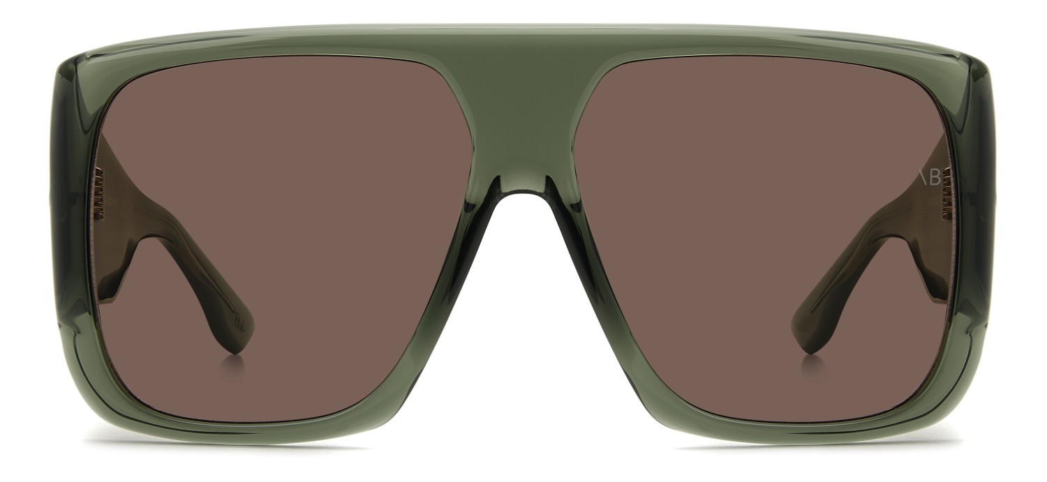 Sunglasses Victoria Beckham Vb 7007/S 208881 1ED 70 color green shape square lenses brown