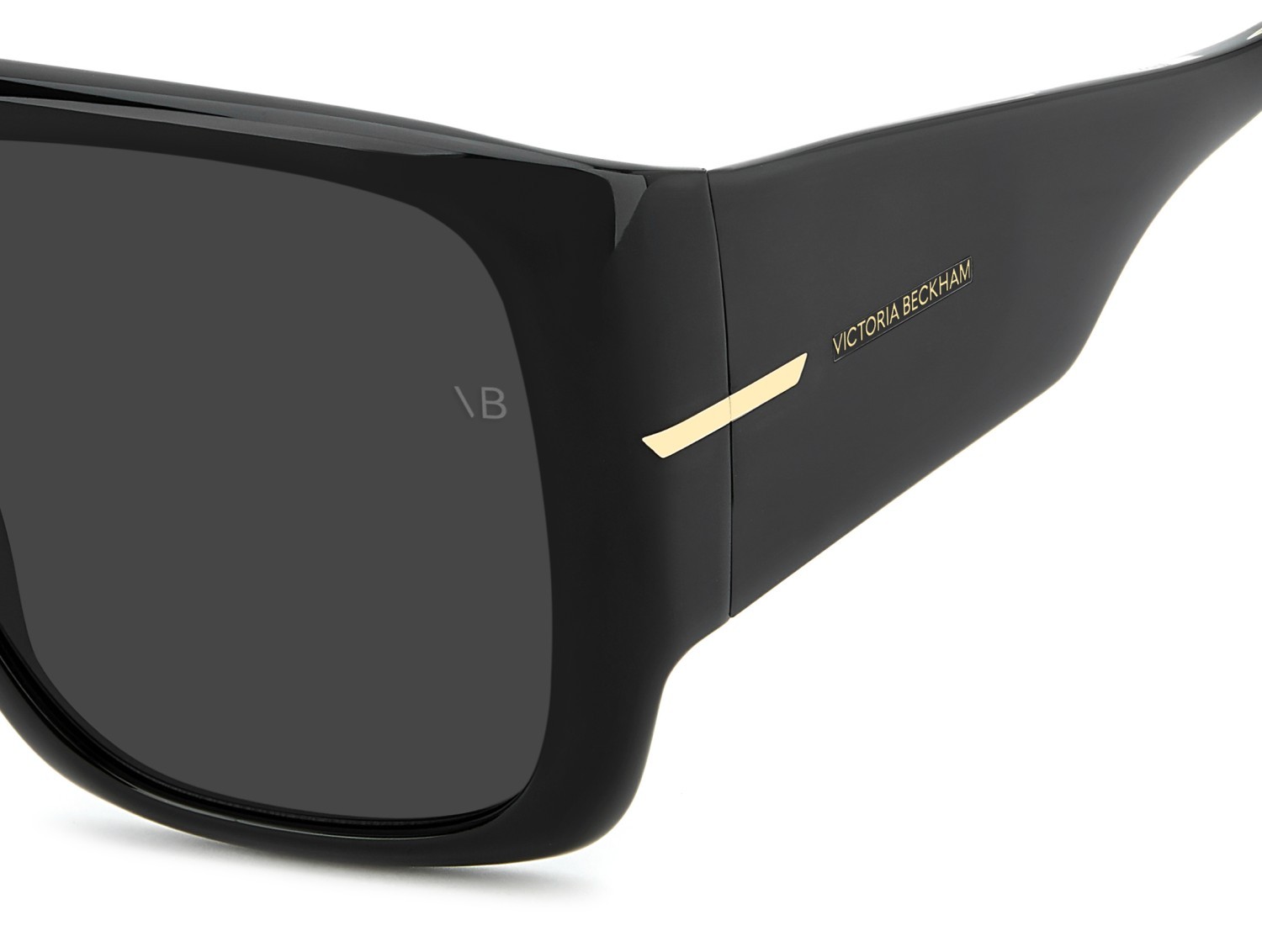 Sonnenbrillen Victoria Beckham Vb 7007/S 208881 807 IR farbe black form quadratisch gläser grey