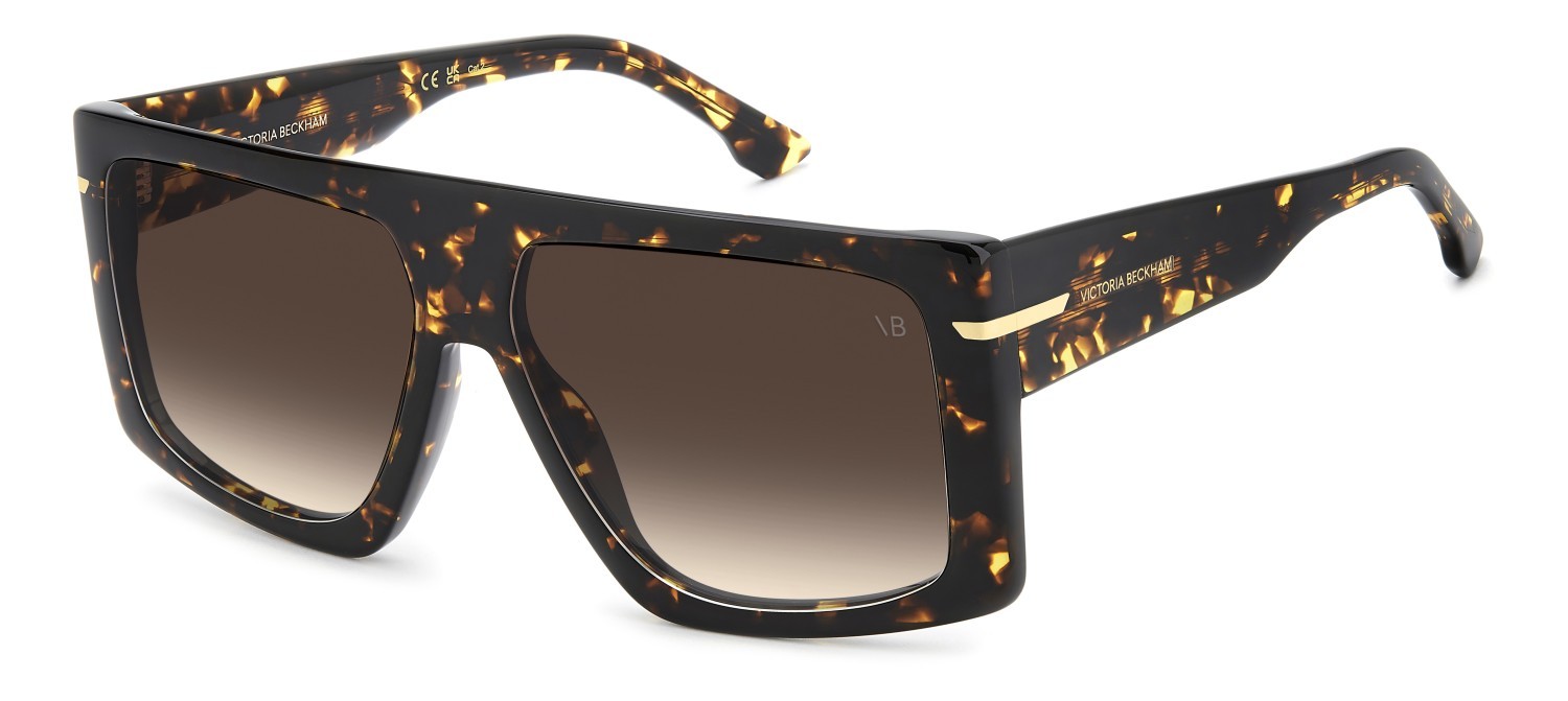 Sunglasses Victoria Beckham Vb 7000/S 208882 086 HA color havana shape rectangle lenses brown shaded