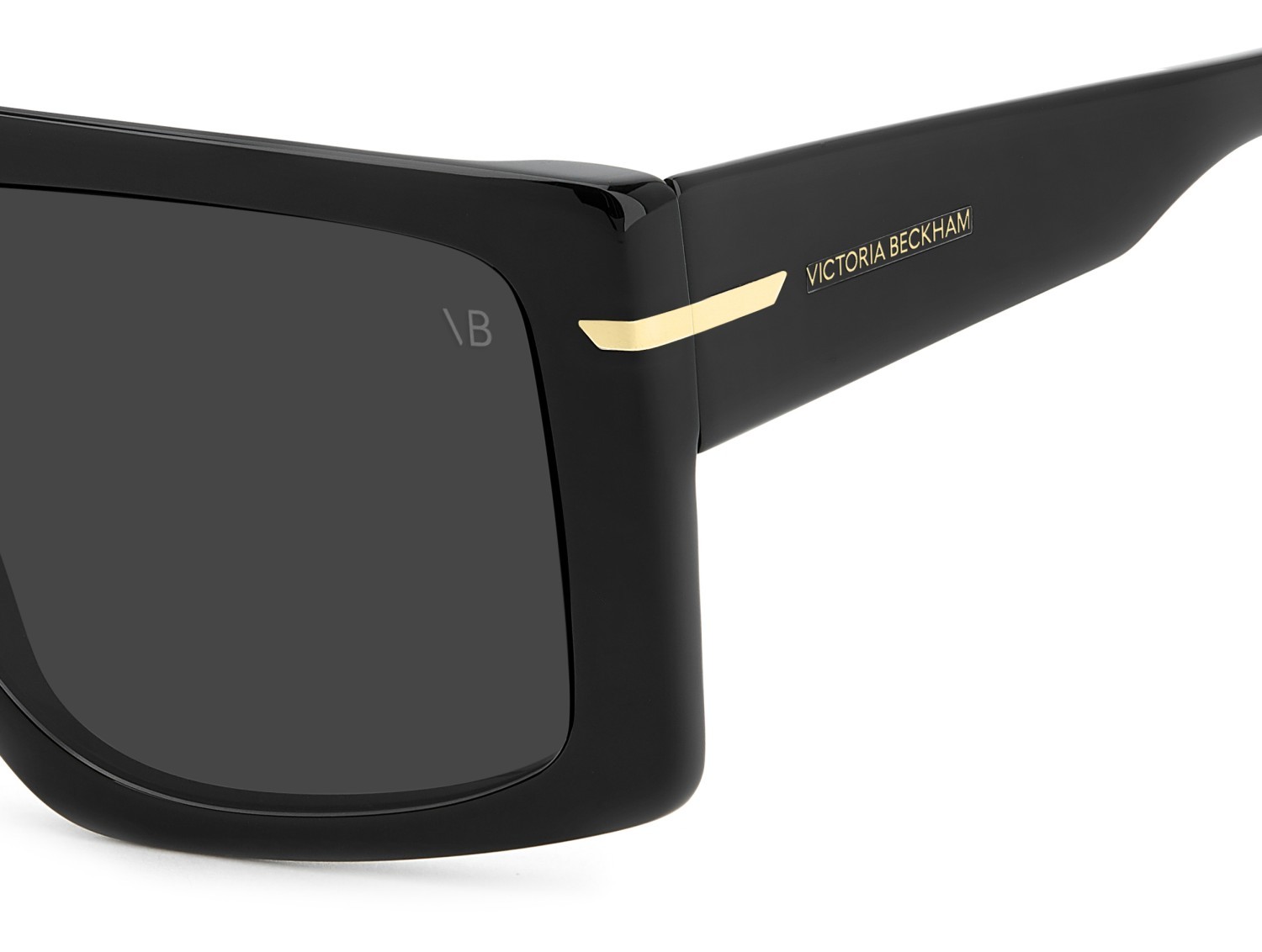 Sunglasses Victoria Beckham Vb 7000/S 208882 807 IR color black shape rectangle lenses grey