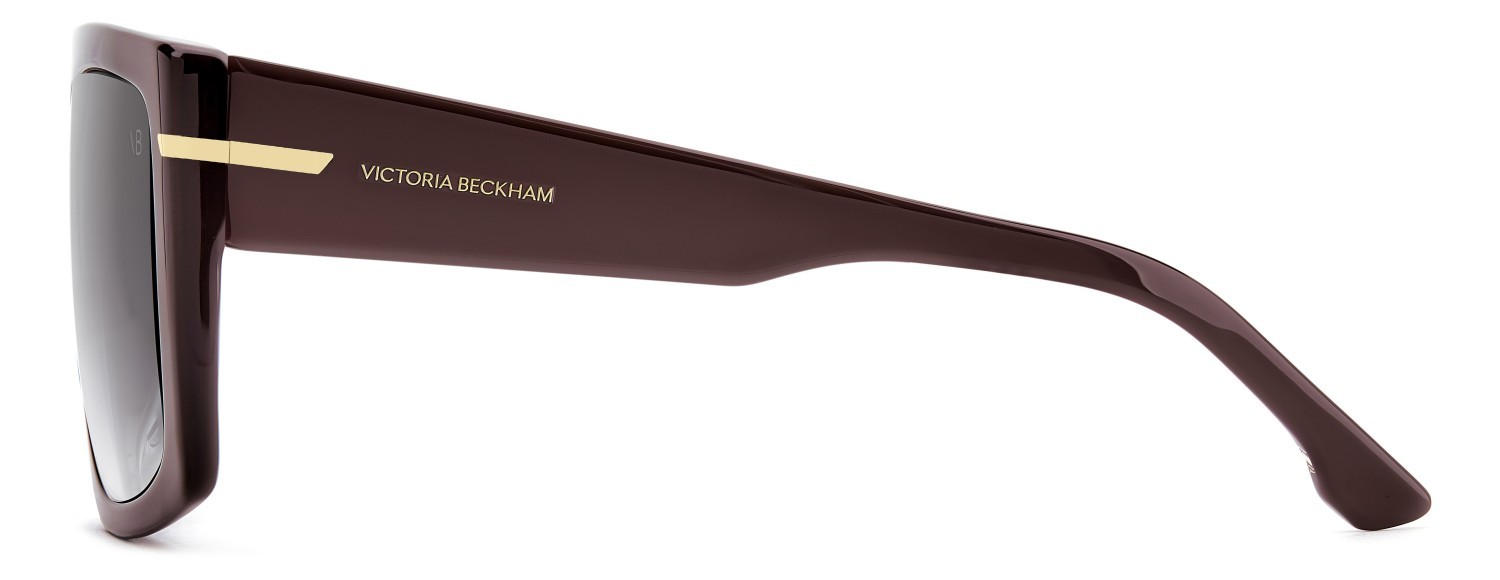 Sunglasses Victoria Beckham Vb 7000/S 208882 LHF 9O color burgundy 2 shape rectangle lenses dark grey shaded