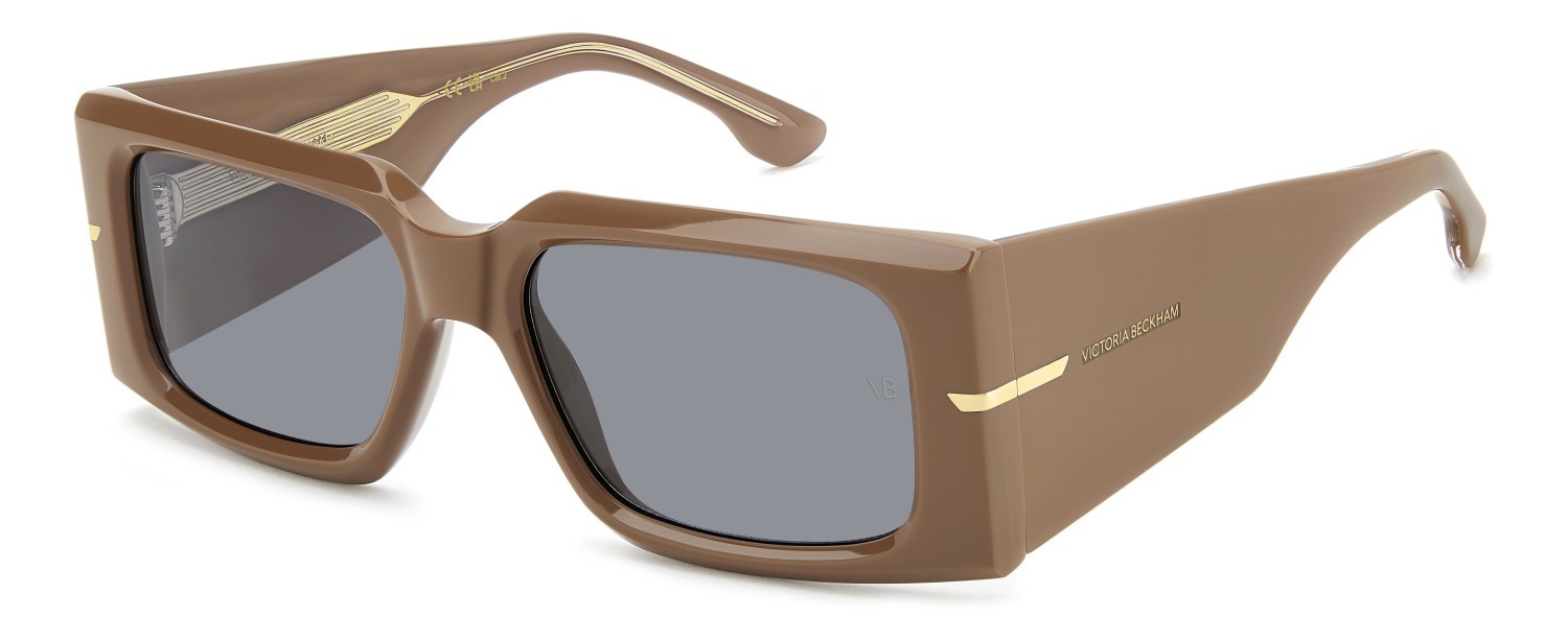 Sunglasses Victoria Beckham Vb 7008/S 208883 09Q IR color brown shape rectangle lenses grey