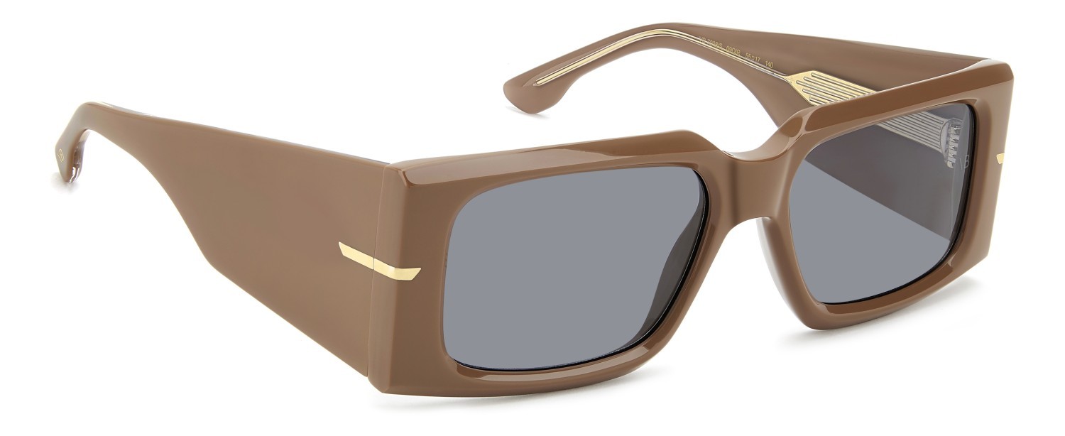 Sunglasses Victoria Beckham Vb 7008/S 208883 09Q IR color brown shape rectangle lenses grey