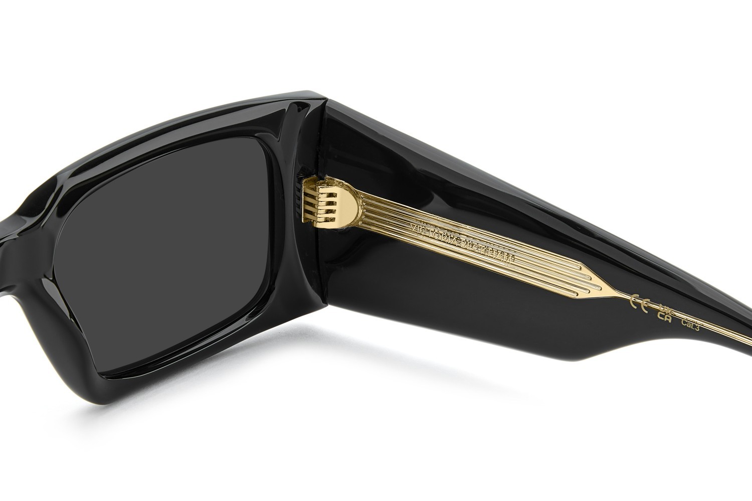 Sunglasses Victoria Beckham Vb 7008/S 208883 807 IR color black shape rectangle lenses grey