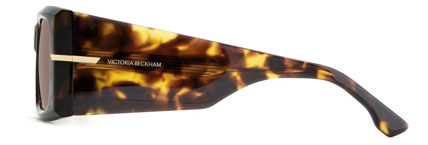 Sunglasses Victoria Beckham Vb 7008/S 208883 WR9 70 color brown havana shape rectangle lenses brown