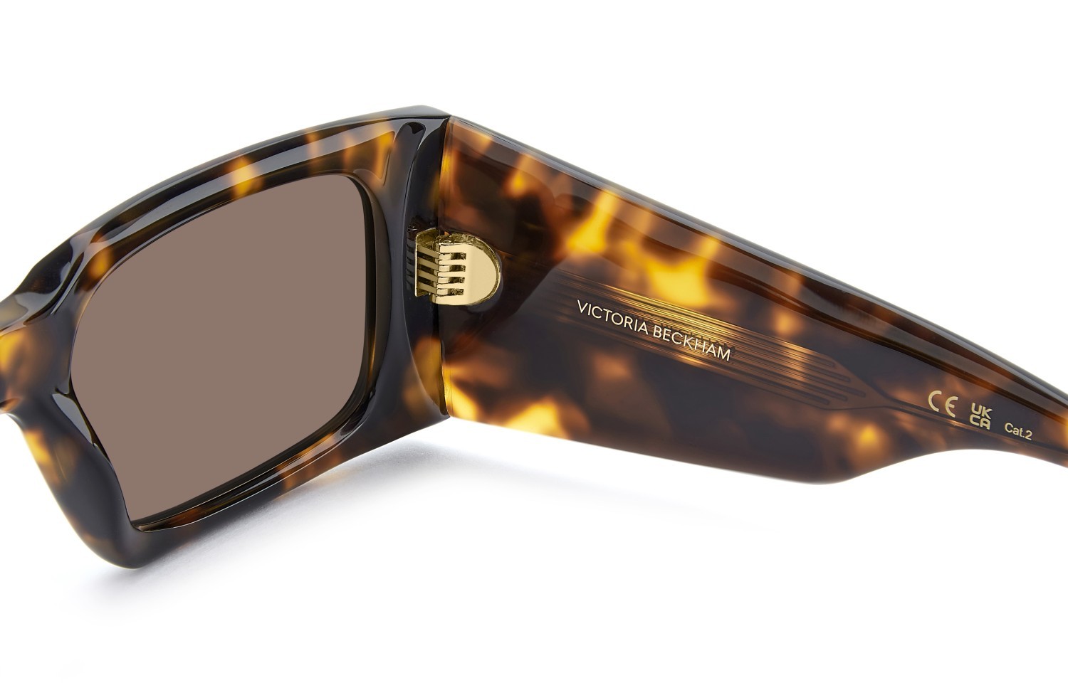 Sunglasses Victoria Beckham Vb 7008/S 208883 WR9 70 color brown havana shape rectangle lenses brown