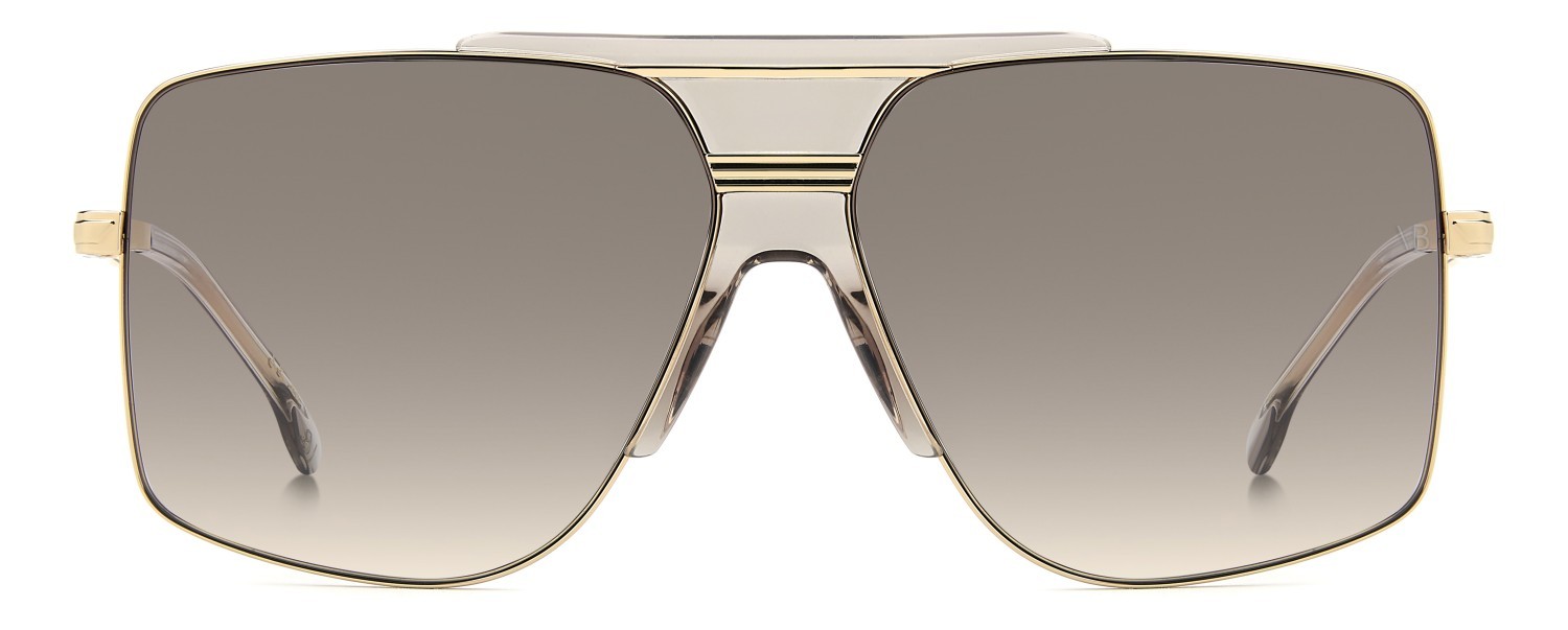 Occhiali da sole Victoria Beckham Vb 7006/S 208884 84A DG colore beige gold forma quadrato lenti violet shaded