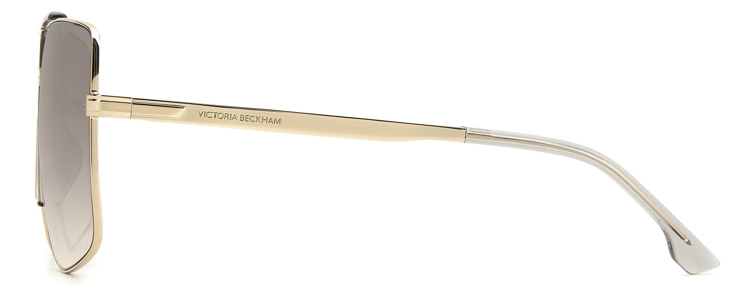 Occhiali da sole Victoria Beckham Vb 7006/S 208884 84A DG colore beige gold forma quadrato lenti violet shaded