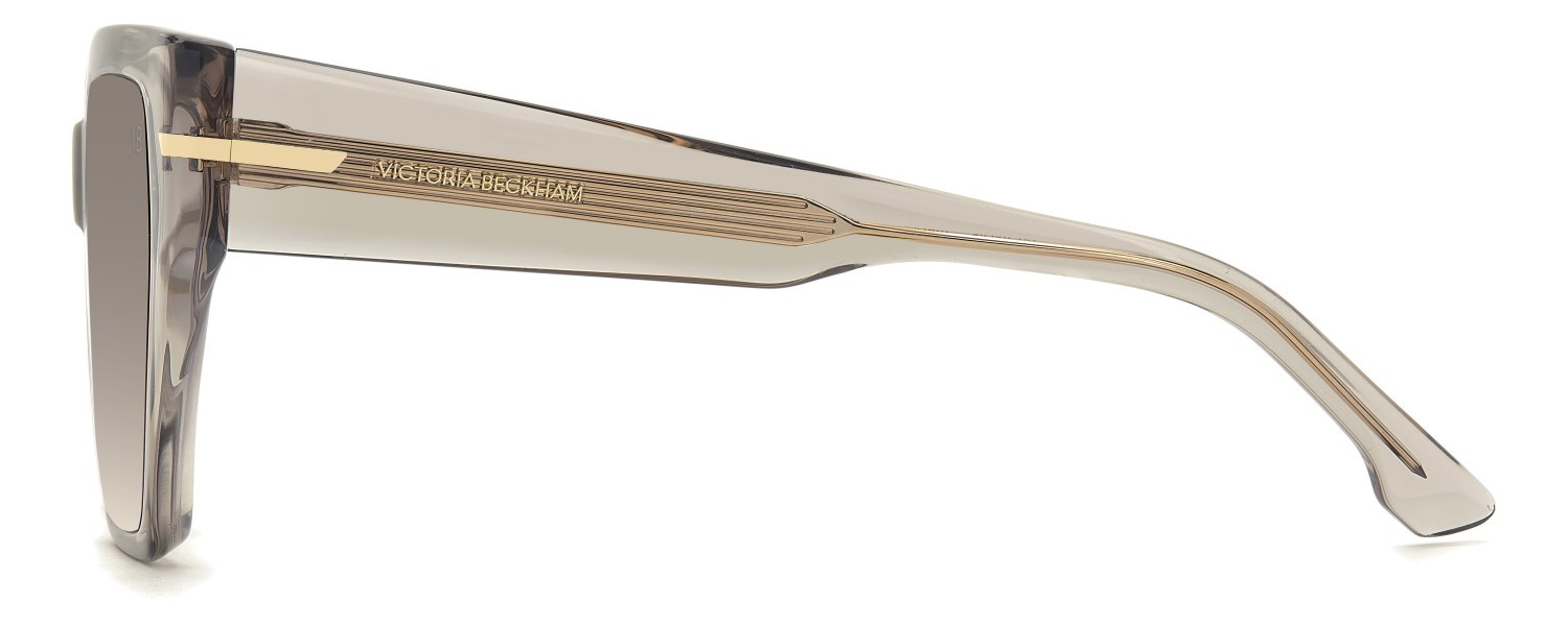 Occhiali da sole Victoria Beckham Vb 7002/S 208885 10A DG colore beige forma quadrato lenti violet shaded