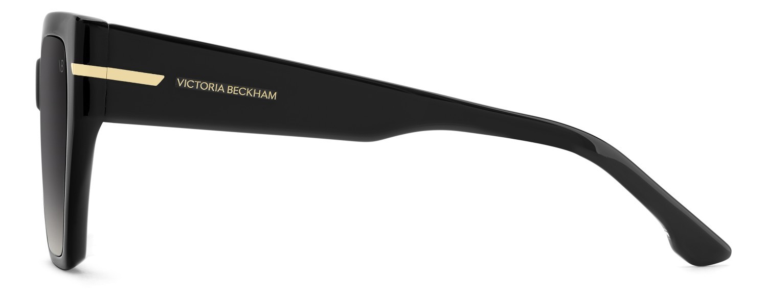 Sunglasses Victoria Beckham Vb 7002/S 208885 807 9O color black shape square lenses dark grey shaded