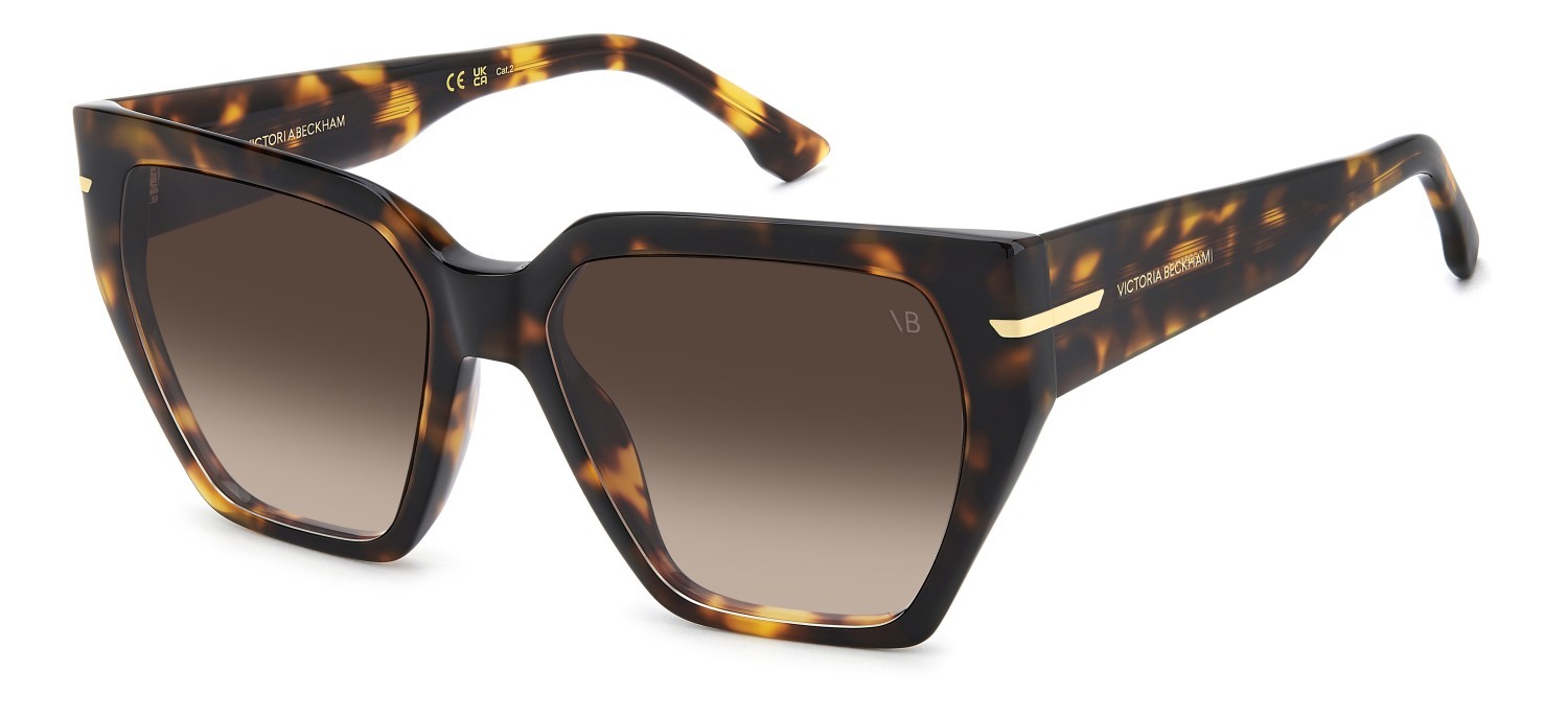 Sunglasses Victoria Beckham Vb 7002/S 208885 WR9 HA color brown havana shape square lenses brown shaded