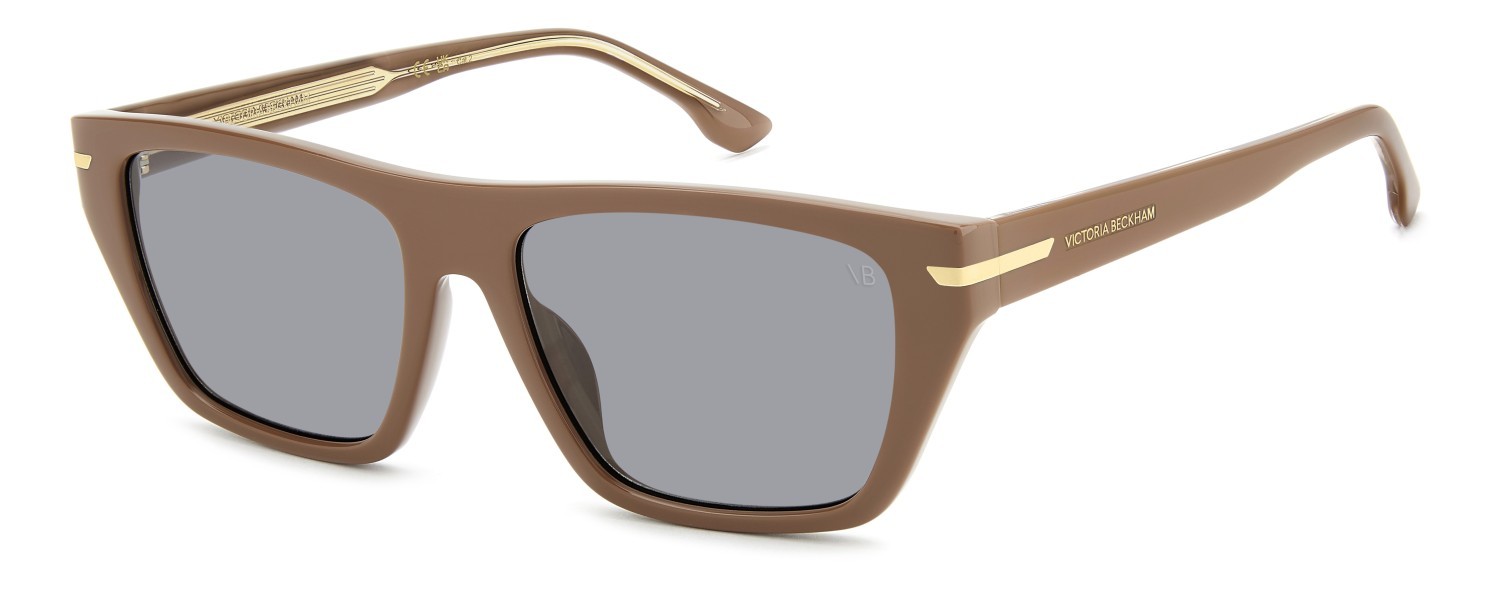 Sunglasses Victoria Beckham Vb 1005/S 208886 09Q IR color brown shape rectangle lenses grey