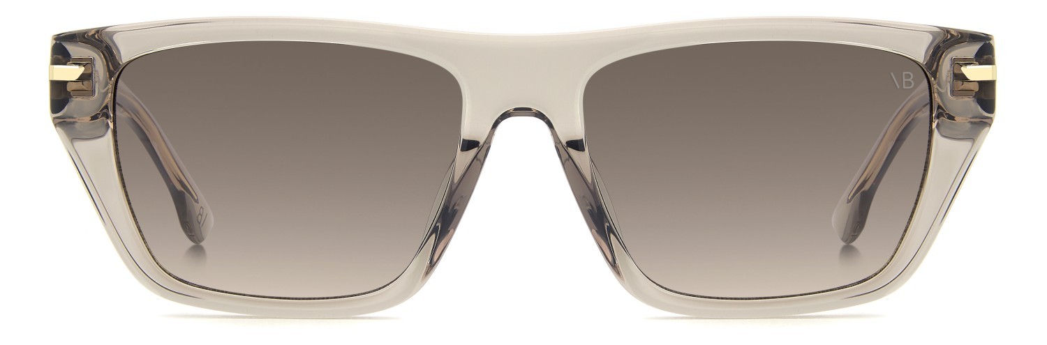 Sunglasses Victoria Beckham Vb 1005/S 208886 10A DG color beige shape rectangle lenses violet shaded