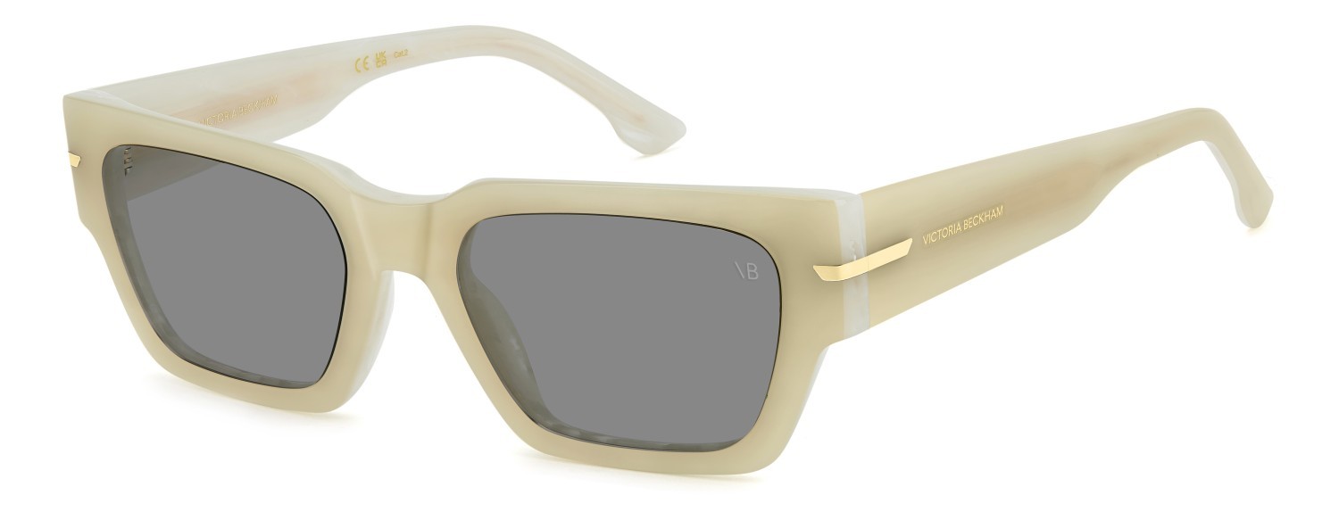 Sunglasses Victoria Beckham Vb 7001/S 208887 YNA IR color white marble shape square lenses grey
