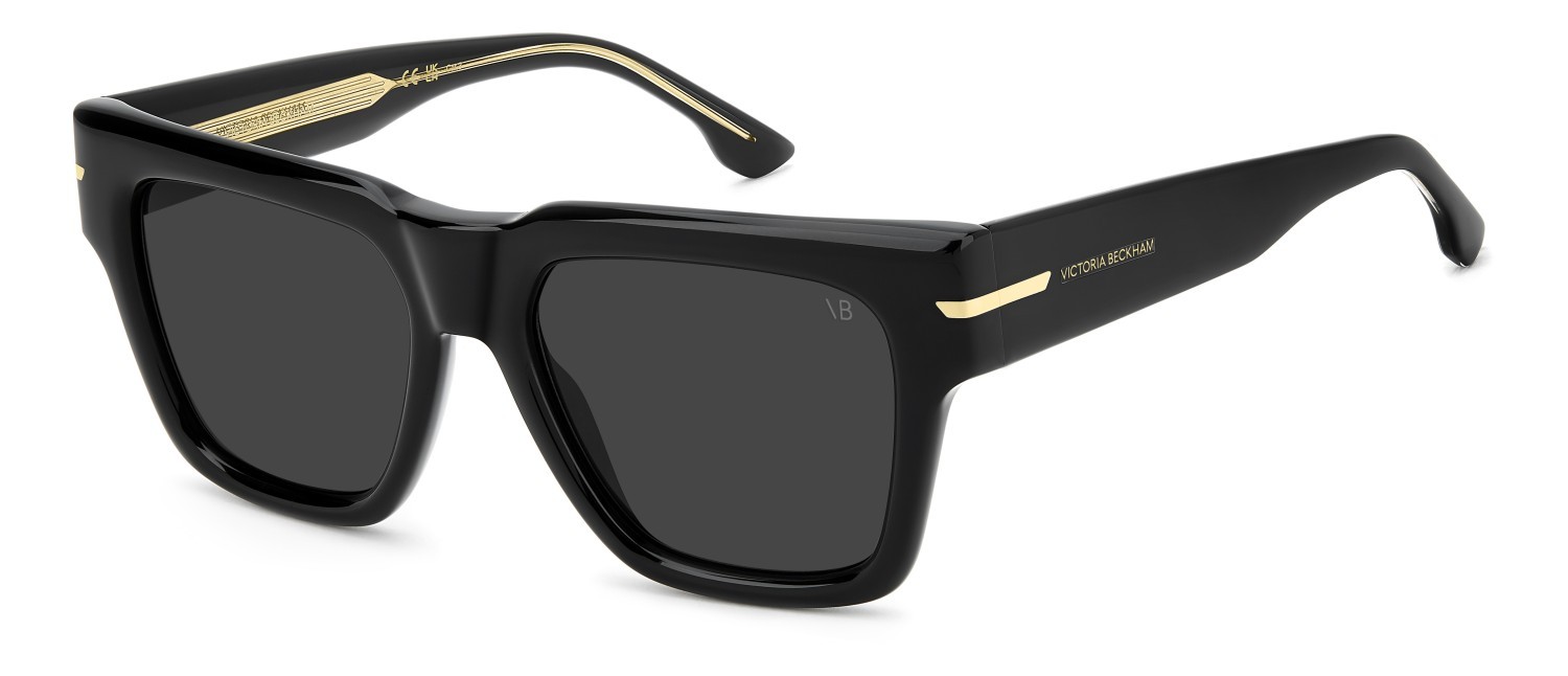 Sunglasses Victoria Beckham Vb 7004/S 208888 807 IR color black shape square lenses grey